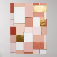 Vergoldete Rose Geometrie