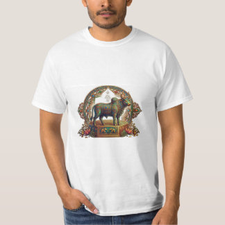 Vergoldeter Smaragd Heiliger Bulle T-Shirt
