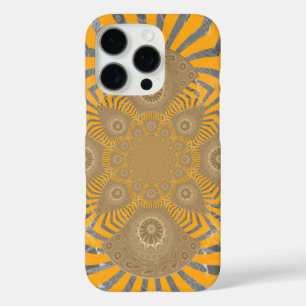 Vergoldeter Zephyr: Eleganz in goldenem Gelb und C iPhone 16 Pro Hülle