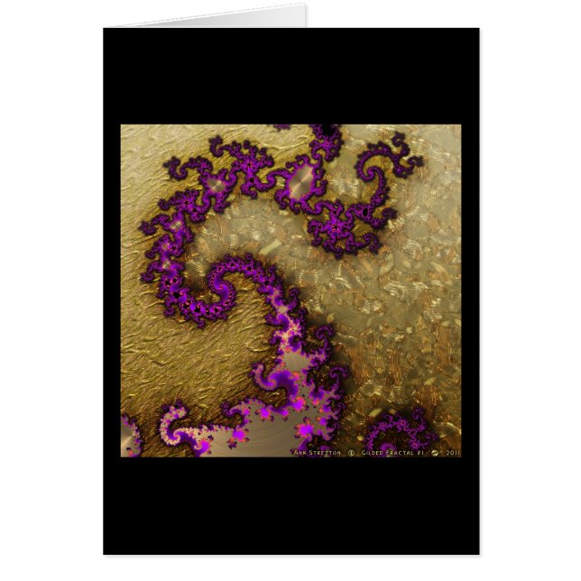 Vergoldetes Fraktal #1 (Vorne)