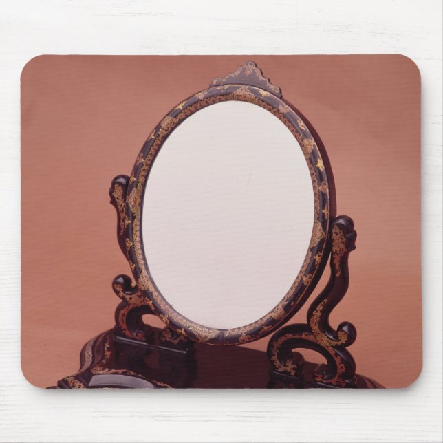 Vergoldung-gemalter Papiermachespiegel, c.1890 Mousepad (Vorne)