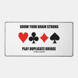 Vergrößern Sie Ihr Gehirn stark spielen Duplikatbr Schreibtischunterlage