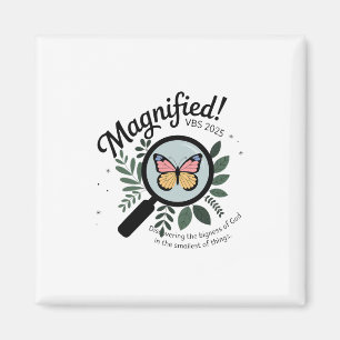 Vergrößerte Vbs 2025 Schmetterling entdeckt die Gr Magnet