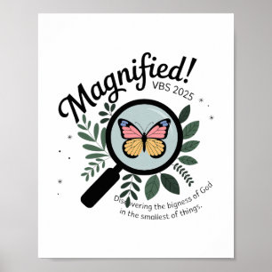 Vergrößerte Vbs 2025 Schmetterling entdeckt die Gr Poster