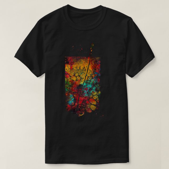 Vergrößerter Hautabschnitt T-Shirt (Design vorne)