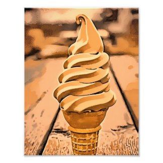 Vergrößerung eines Vermont Maple Creemee-Fotos Fotodruck