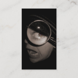 Vergrößerungsoptometriker Visitenkarte