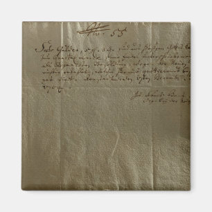 Vergütungs-Empfang, am 17. Dezember 1704 Magnet