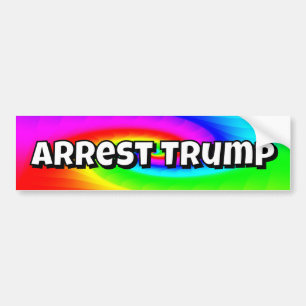 Verhaften Sie Trump (Sie können die Worte ändern) Autoaufkleber