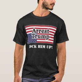 Verhaftung Trumps amerikanischer Fahne auf den Kop T-Shirt