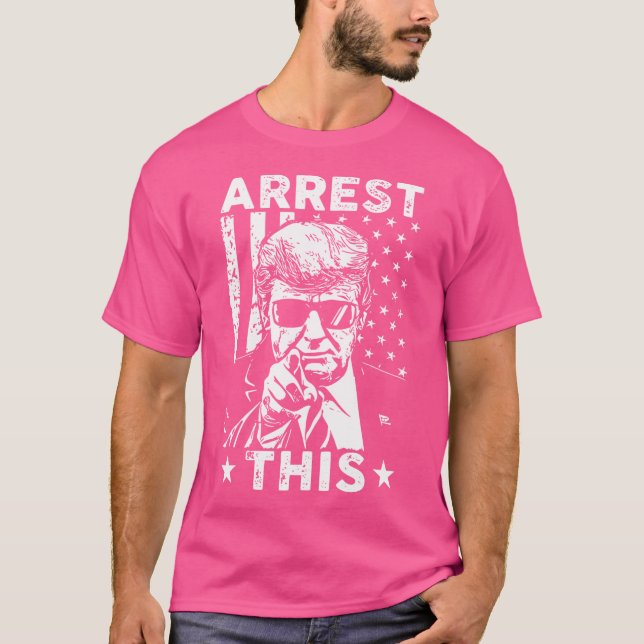 Verhaftung Trumps T-Shirt (Vorderseite)