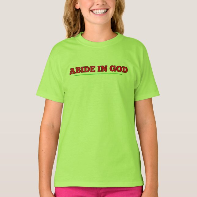 Verhalten bei GOD T-Shirt (Vorderseite)