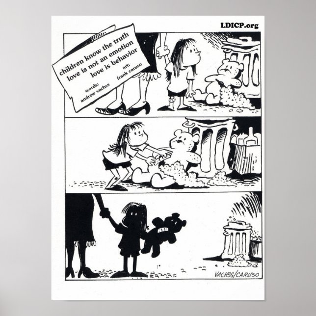 Verhalten ist die Wahrheit 12 x 16 Poster (Vorne)