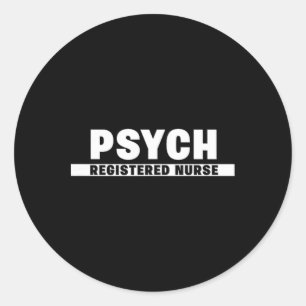 Verhaltens- und Geistesgesundheit Psychiatrische P Runder Aufkleber