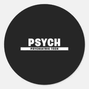 Verhaltens- und Geistesgesundheit Psychiatrischer  Runder Aufkleber
