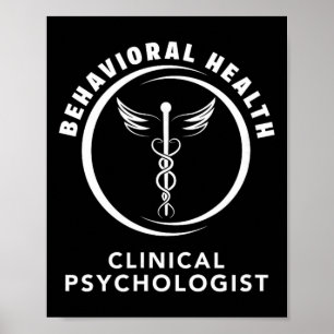 Verhaltens- und Geistesgesundheitspsychologe Poster