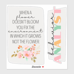 Verhaltensanalyst, ABA-Geschenk, ABA-Aufkleber, Aufkleber