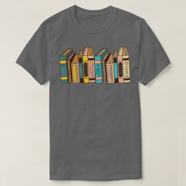Verhaltensanalyst BCBA-Bücher T-Shirt (Design vorne)