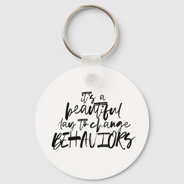 Verhaltensanalyst, BCBA, RBT, Behaviorist, ABA Schlüsselanhänger (Vorderseite)