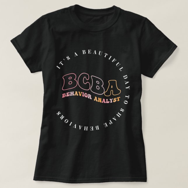 Verhaltensanalyst BCBA ,Verhaltenstherapeut, ABA T-Shirt (Design vorne)