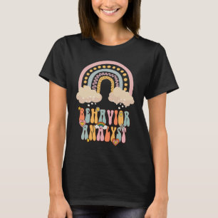 Verhaltensanalytiker BCBA Groovy Retro Vintage Reg T-Shirt