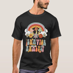 Verhaltensanalytiker BCBA Groovy Retro Vintage Reg T-Shirt