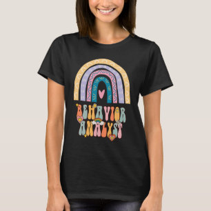 Verhaltensanalytiker BCBA Groovy Retro Vintage Reg T-Shirt