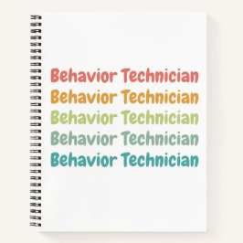 Verhaltensforscher RBT Verhalten Tech Retro Notizbuch