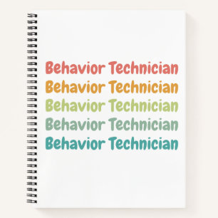 Verhaltensforscher RBT Verhalten Tech Retro Notizbuch