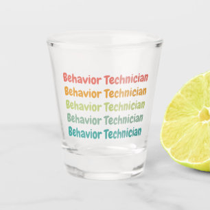 Verhaltensforscher RBT Verhalten Tech Retro Schnapsglas