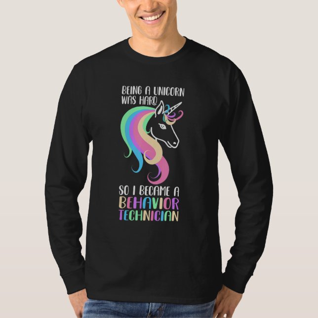 Verhaltensforscher Unicorn ABA Therapist T-Shirt (Vorderseite)