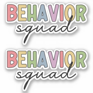 Verhaltensplatz   Verhaltenstherapeut ABA Therapis Aufkleber