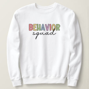 Verhaltensplatz   Verhaltenstherapeut ABA Therapis Sweatshirt