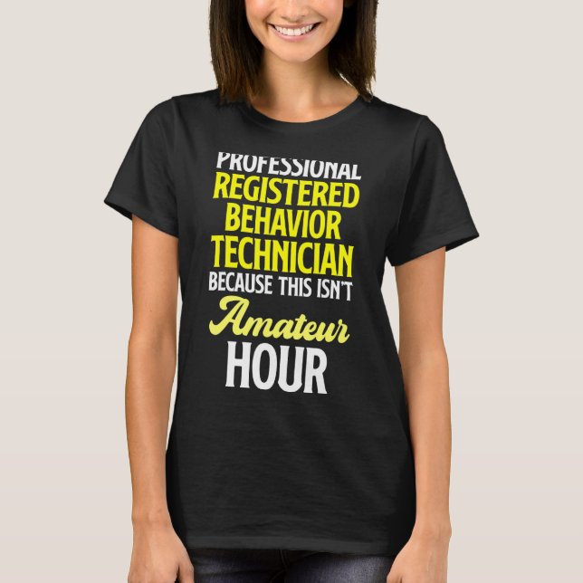 Verhaltenstechniker Behavioral Tech RBT 21 T-Shirt (Vorderseite)