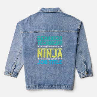 Verhaltenstherapeut Ninja Aba Jeansjacke