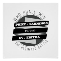 Verhältnis P/E gegenüber EV/EBITDA