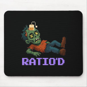Verhältnis Pixelierter Zombie-Gamer Teag Npc Hallo Mousepad