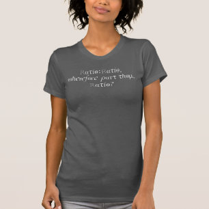 Verhältnis : Verhältnis, warum zerteilst du dich, T-Shirt