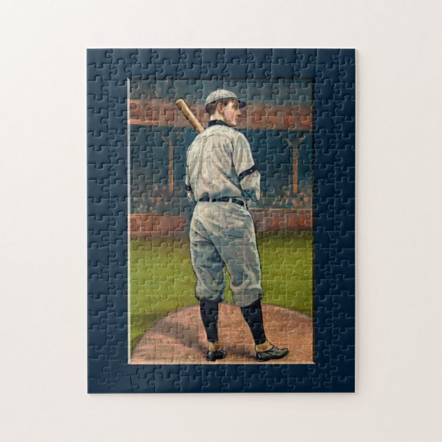 Verheerendes Feuer Schulte, Chicago Cubs, 1911 Puzzle (Vertikal)