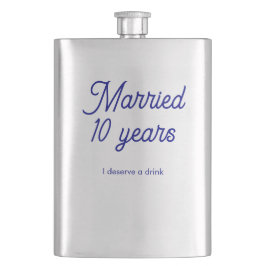 Verheiratet 10 Jahre Flachmann