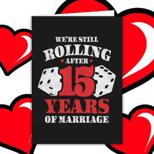 Verheiratet 15 Jahre Witziger 15. Hochzeitstag Karte
