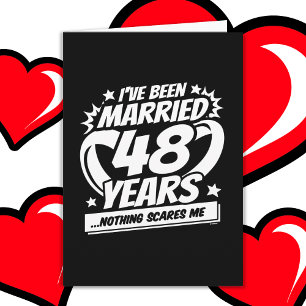 Verheiratet 48 Jahre Witziger 48. Hochzeitstag Karte