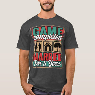 Verheiratet 5 Jahre I 5. Hochzeit T-Shirt