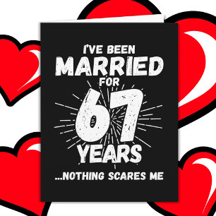 Verheiratet 67 Jahre Funny 67. Hochzeitstag Karte