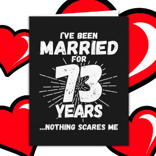 Verheiratet 73 Jahre Funny 73. Wedding Jubiläum Karte