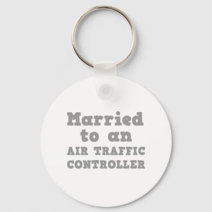 VERHEIRATET AN EINEN FLUGVERKEHRSKONTROLLER SCHLÜSSELANHÄNGER