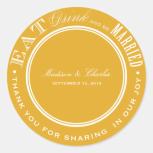 & VERHEIRATET FAVOR STICKERS