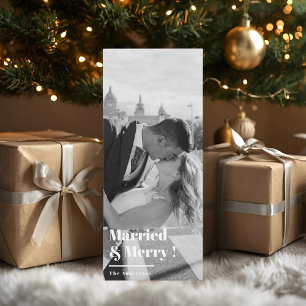 "Verheiratet & Fröhlich Neujahrs-Weihnachtsfoto