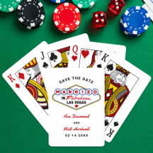Verheiratet in Fabulous Vegas Wedding Save the Dat