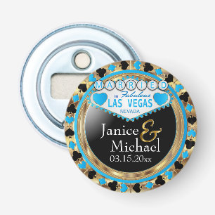 Verheiratet in Las Vegas - Baby Blue Flaschenöffner